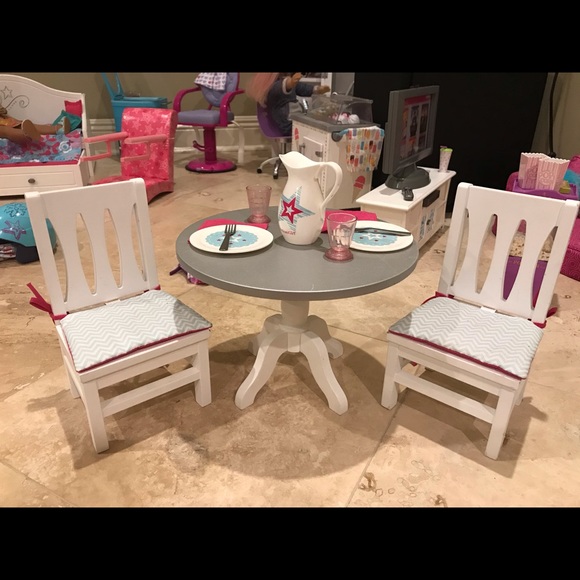 american girl table and chairs